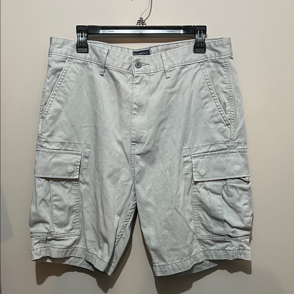 (2 for $25) Men's Light Gray Cargo Shorts